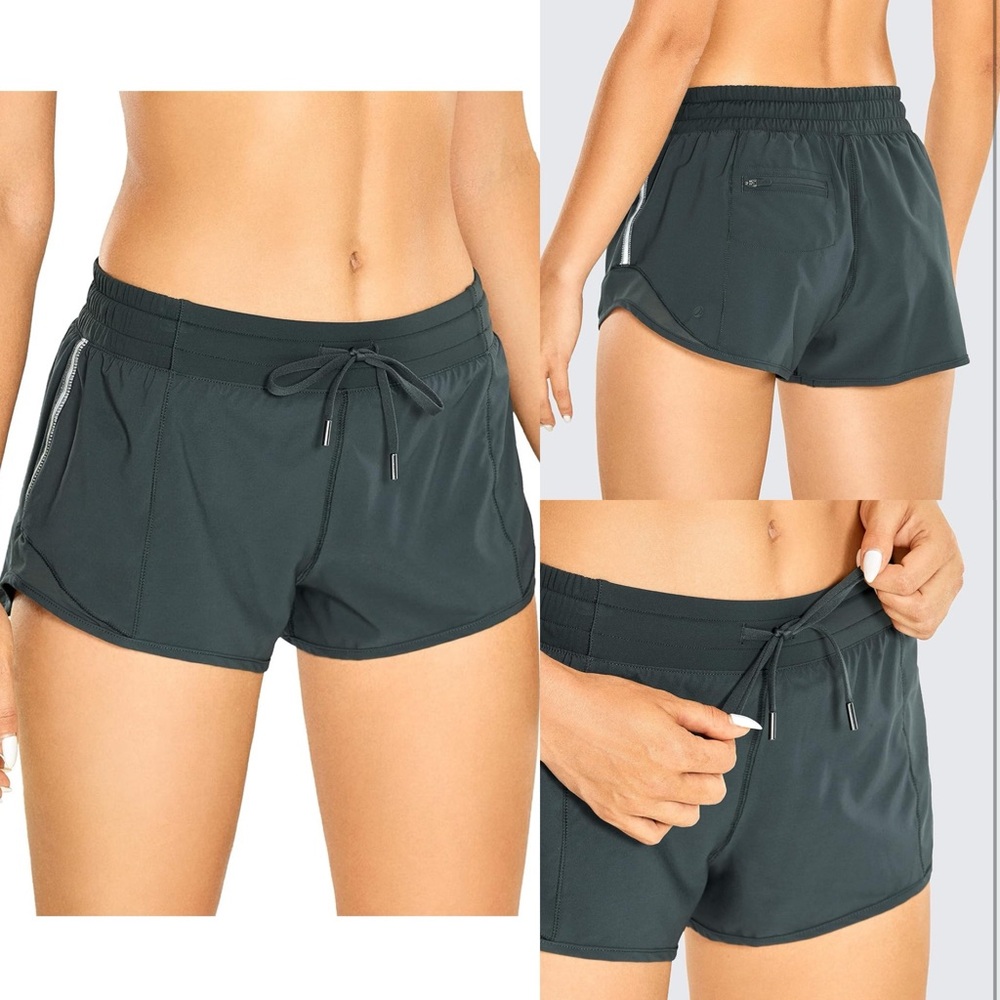 CRZ YOGA Athletic Shorts Like Lulu Hotty Hot, Small, 2.5”